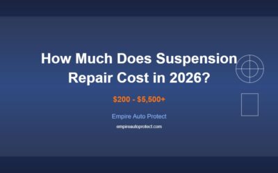 How Much Does Suspension Repair Cost in 2026?