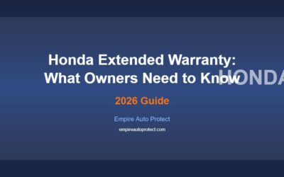 Honda Extended Warranty: What Owners Need to Know (2026)