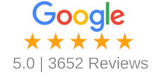 Google 5-star customer reviews badge