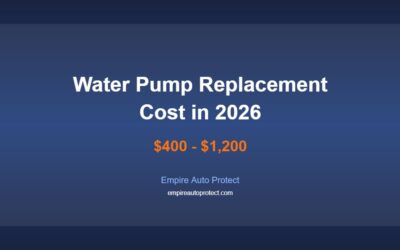 How Much Does a Water Pump Replacement Cost in 2026?