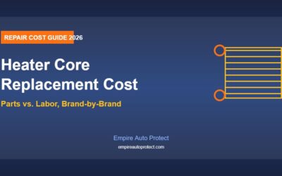 How Much Does Heater Core Replacement Cost in 2026?