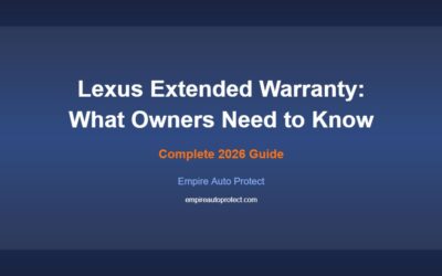 Lexus Extended Warranty: What Owners Need to Know (2026)