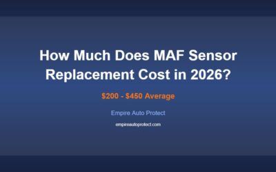 How Much Does Mass Airflow Sensor Replacement Cost in 2026?