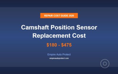 Camshaft Position Sensor Replacement Cost in 2026