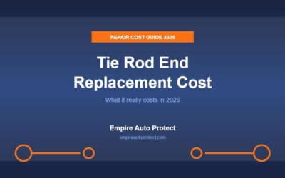 Tie Rod End Replacement Cost in 2026: What to Expect