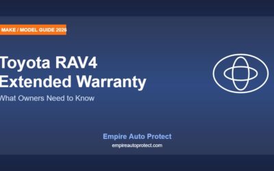 Toyota RAV4 Extended Warranty: What Owners Need to Know (2026)