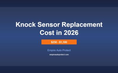 Knock Sensor Replacement Cost in 2026