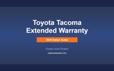 Toyota Tacoma Extended Warranty: What Owners Need to Know (2026)