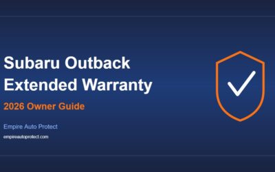 Subaru Outback Extended Warranty: What Owners Need to Know (2026)