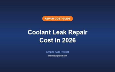 How Much Does Coolant Leak Repair Cost in 2026?