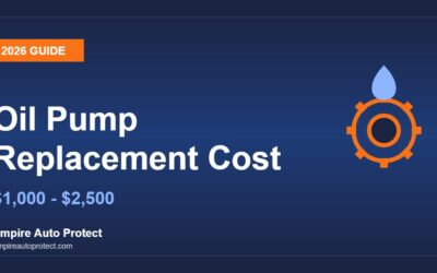 How Much Does Oil Pump Replacement Cost in 2026?