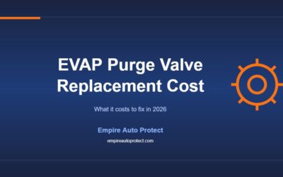 EVAP Purge Valve Replacement Cost in 2026