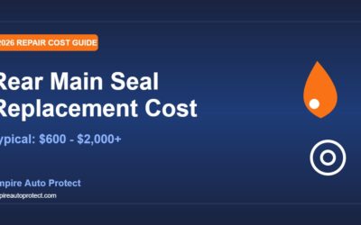 How Much Does Rear Main Seal Replacement Cost in 2026?