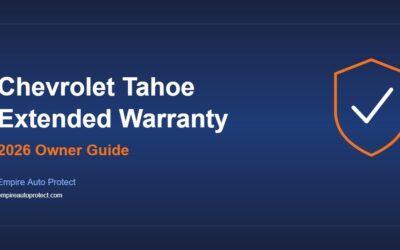 Chevrolet Tahoe Extended Warranty: What Owners Need to Know (2026)