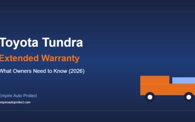 Toyota Tundra Extended Warranty: What Owners Need to Know (2026)