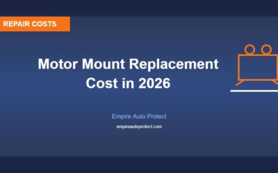 How Much Does Motor Mount Replacement Cost in 2026?