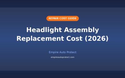 How Much Does Headlight Assembly Replacement Cost in 2026?