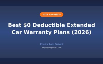 Best $0 Deductible Extended Car Warranty Plans (2026)