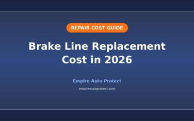 How Much Does Brake Line Replacement Cost in 2026?