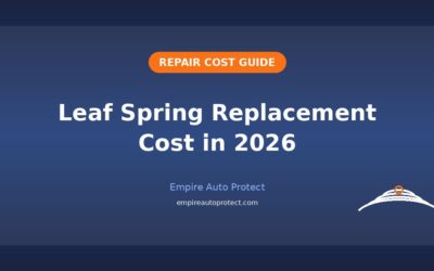 How Much Does Leaf Spring Replacement Cost in 2026?
