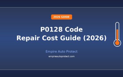 P0128 Code: What It Means and Repair Cost in 2026